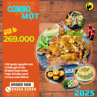 Gà Quay Combo Một