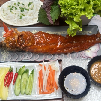 Cá Lóc Quay Xí Muội