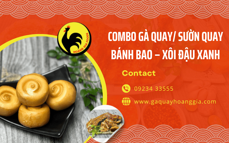 combo gà quay/ sườn quay